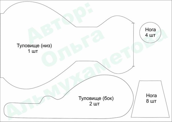 Игрушки своими руками выкройки. Символ 2017 года петух