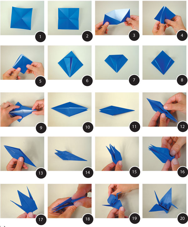  оригами схема птица2