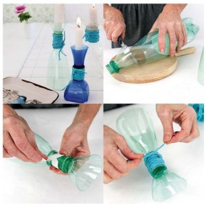 Поделки для дачи своими руками из пластиковых бутылок